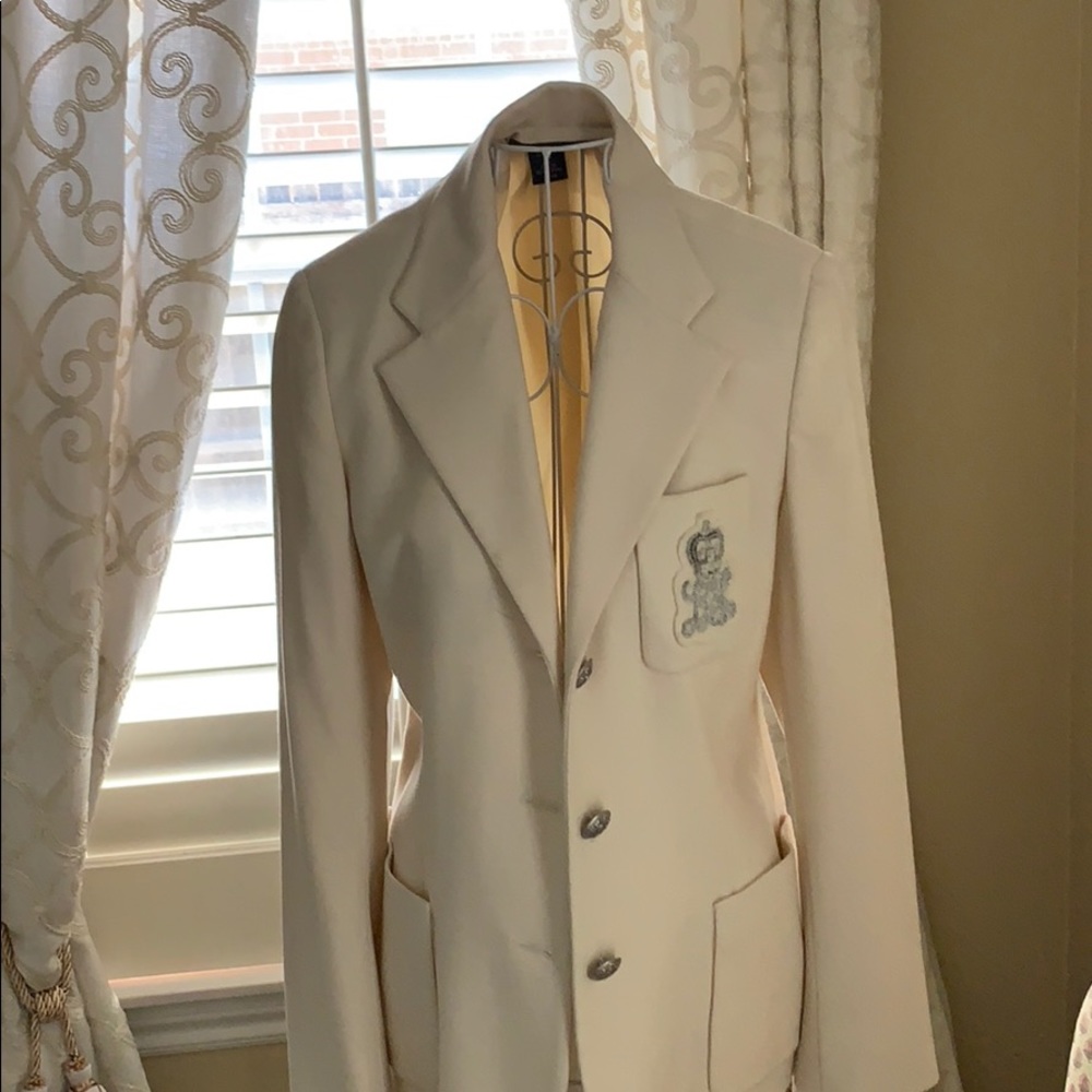 WinterWhite Ralph Lauren wool blazer